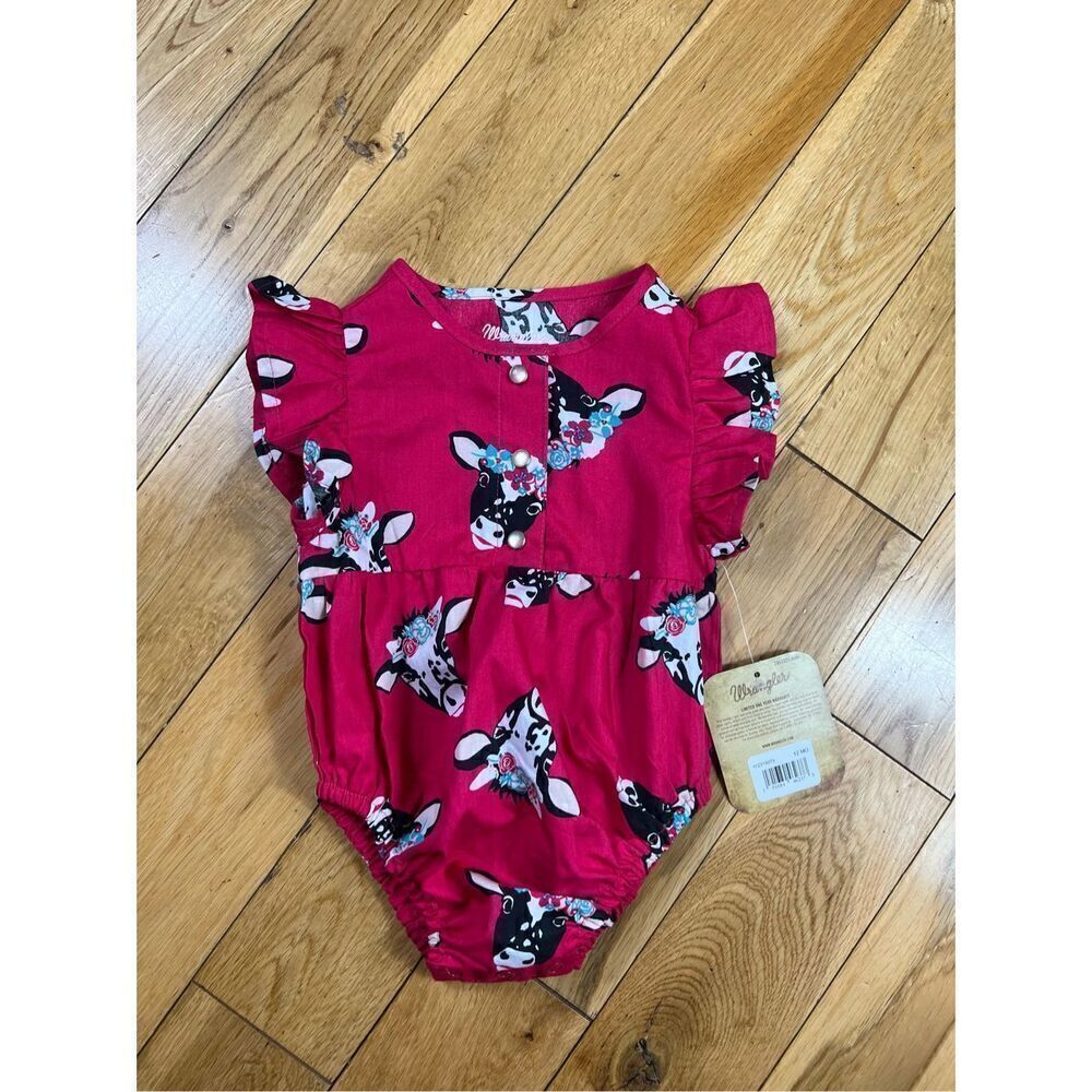 NWT Wrangler Girls Romper Size 12m